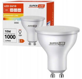 Żarówka LED GU10 10W biała zimna