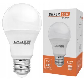 Żarówka LED E27 7W 630lm biała Ciepła