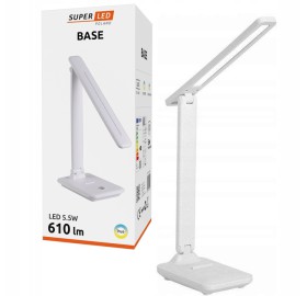 Lampka biurkowa nocna LED USB 3 barwy światła 3000-6000K SuperLED