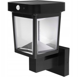 Lampa Solarna elewacyjna Halogen Kinkiet LED Reflektor Czujnik Ruchu