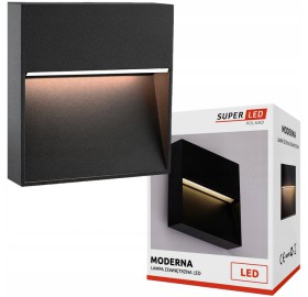 Kinkiet Lampa zewnętrzna elewacyjna Schodowa 5W = 550 lm 4000K SuperLED