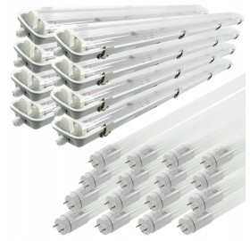 8x Oprawa hermetyczna 120 + 16x świetlówka LED