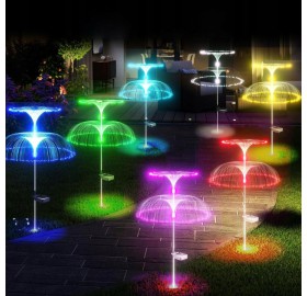 Lampa solarna ogrodowa Meduza LED Dmuchawiec Drzewo solarne SuperLED