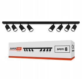 Lampa natynkowa SPOTI 8x GU10