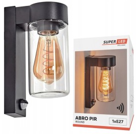 Lampa elewacyjna, kinkiet SuperLED ABRO z czujnikiem ruchu PIR