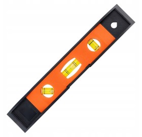POZIOMICA MAGNETYCZNA KRÓTKA 3 LIBELKI LIBELLA POZIOMNICA Z MAGNESEM 23CM