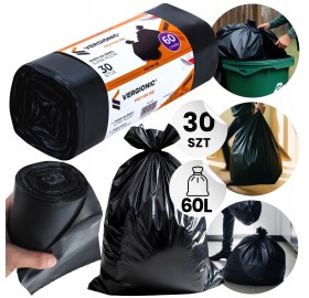 Worki na śmieci 60l 30 szt. mega paka