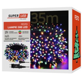 Lampki choinkowe 500 LED 35m Multikolor IP44 8 trybów