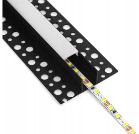 Profil LED aluminiowy do płyt GK gipsowych Natynkowy 2m regips szeroki