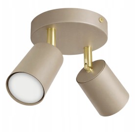 Lampa sufitowa Spoti Ecru Round 2x GU10 SuperLED