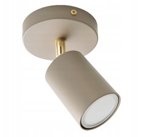 Lampa sufitowa Spoti Ecru 1x GU10 SuperLED