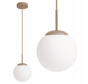 Lampa sufitowa Sphere Ecru 1x E27 SuperLED