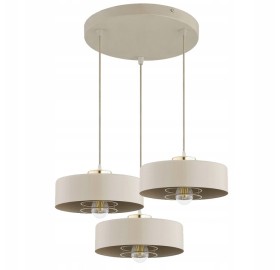 Lampa sufitowa Sisu Ecru 3x E27 SuperLED