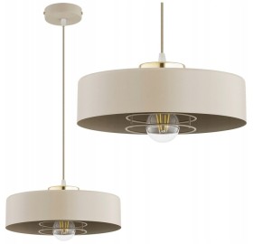 Lampa sufitowa Sisu Ecru 1x E27 SuperLED