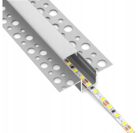 Profil LED aluminiowy do płyt GK gipsowych wpuszczany 2m regips szeroki