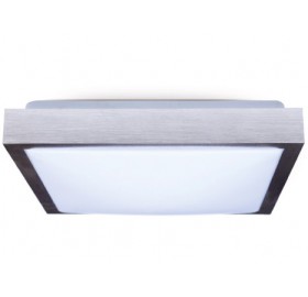 Oprawa Plafon 2x E27 LED srebrna SUPRA POZWROTOWY
