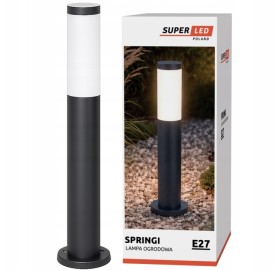 Lampa stojąca SPRINGI L okrągła 65cm czarny