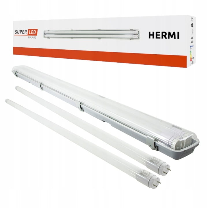 Oprawa Hermetyczna 120cm + 2x świetlówki LED 15W 2x 2775 lm 4000K
