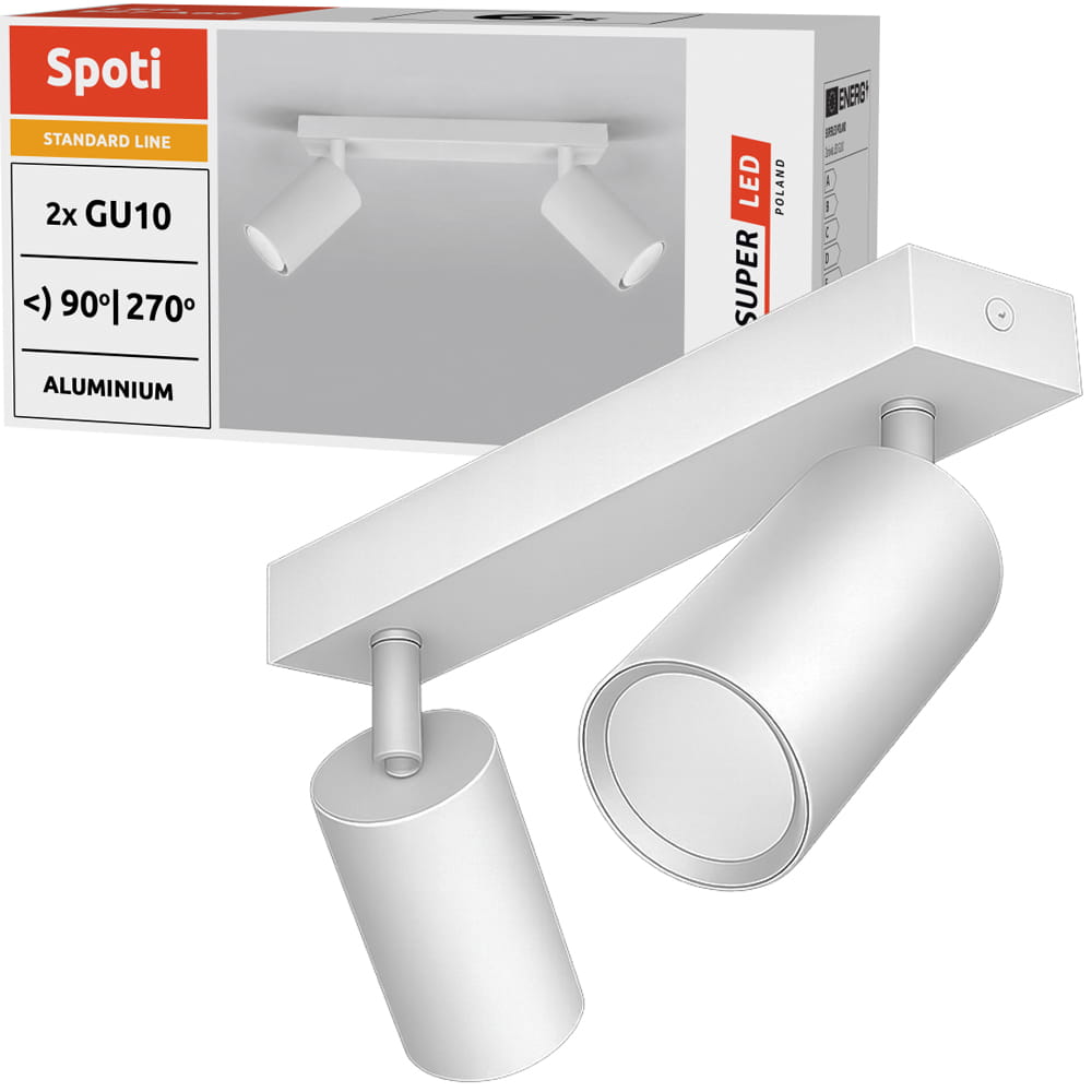 Lampa natynkowa SPOTI 2xGU10