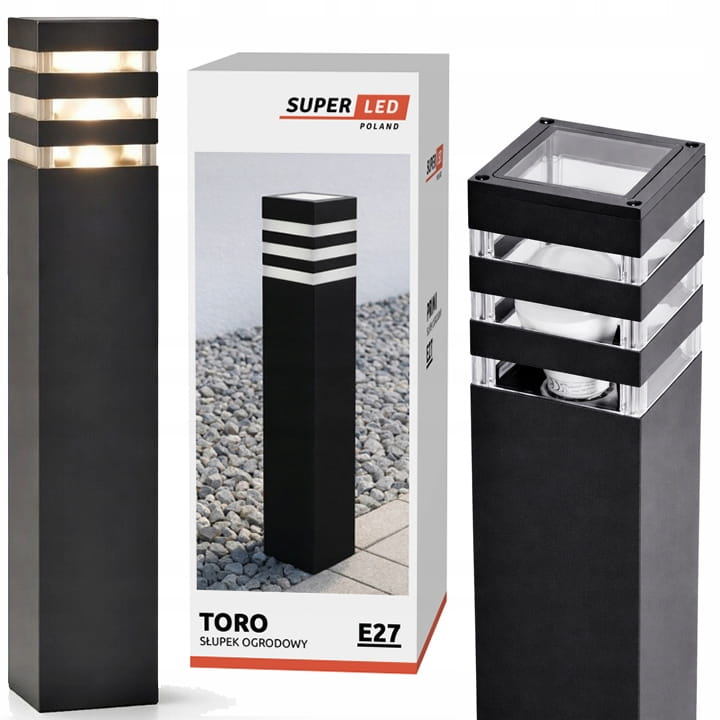 Lampa ogrodowa stojąca LED 60cm E27 TORO